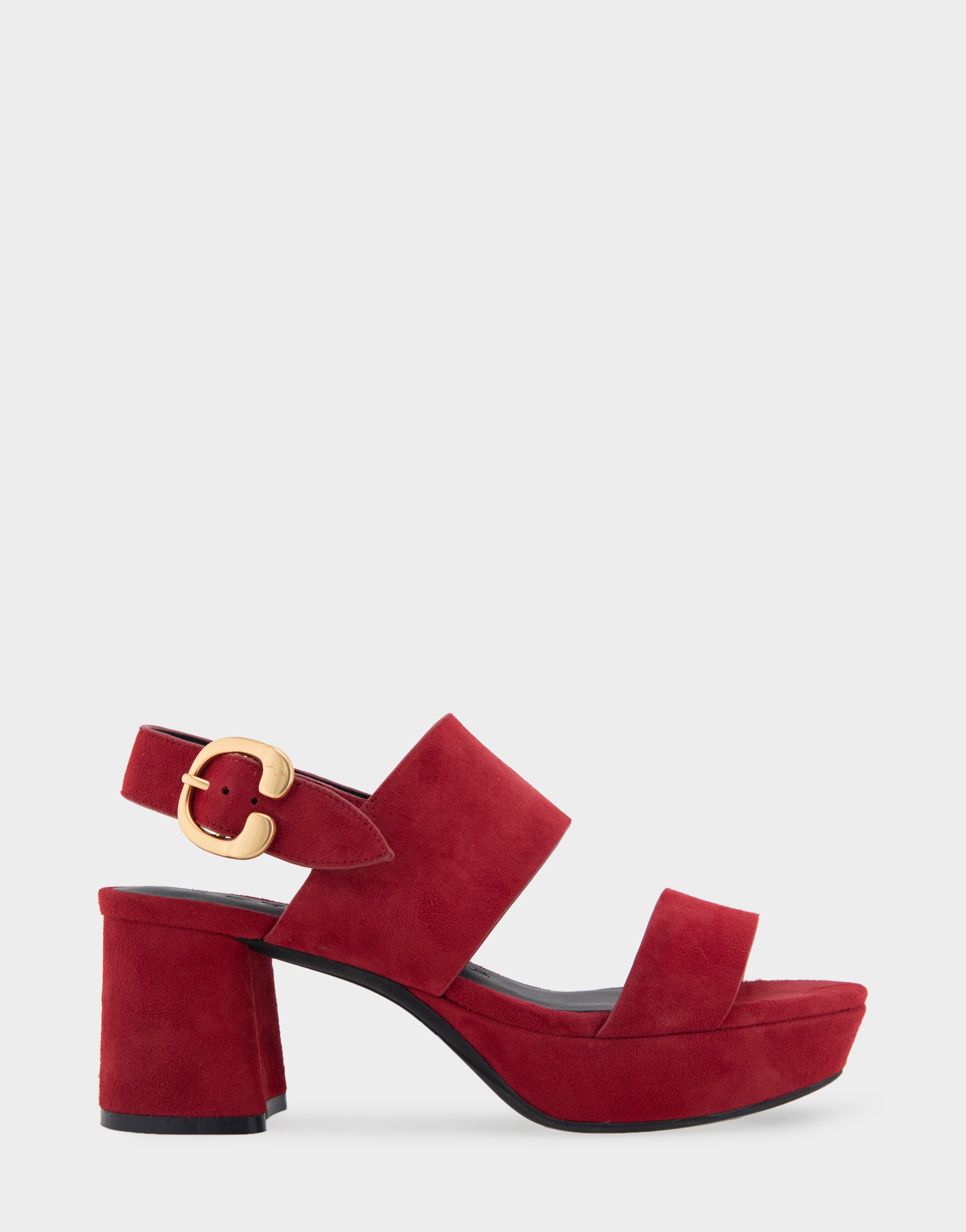 Camera Pomegranate Genuine Suede Platform Sandal – Aerosoles