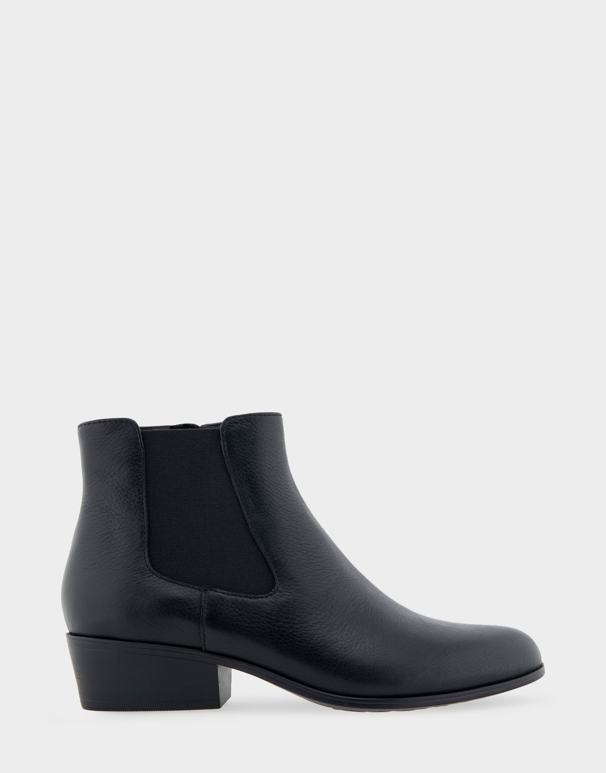 Cerros Black Genuine Leather Ankle Boot – Aerosoles
