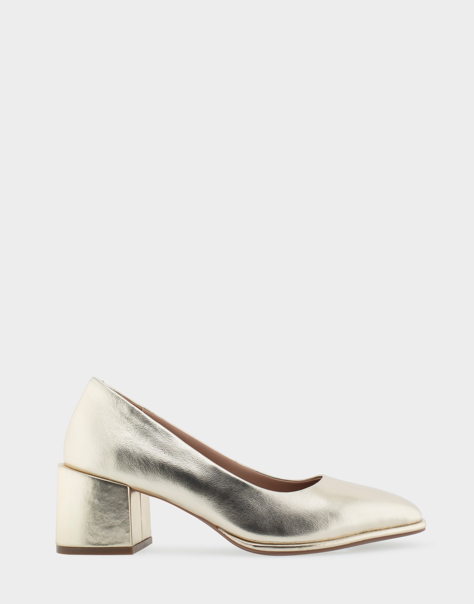 Cone Heel Courtshoes with gold tip - Shop Hanthoss
