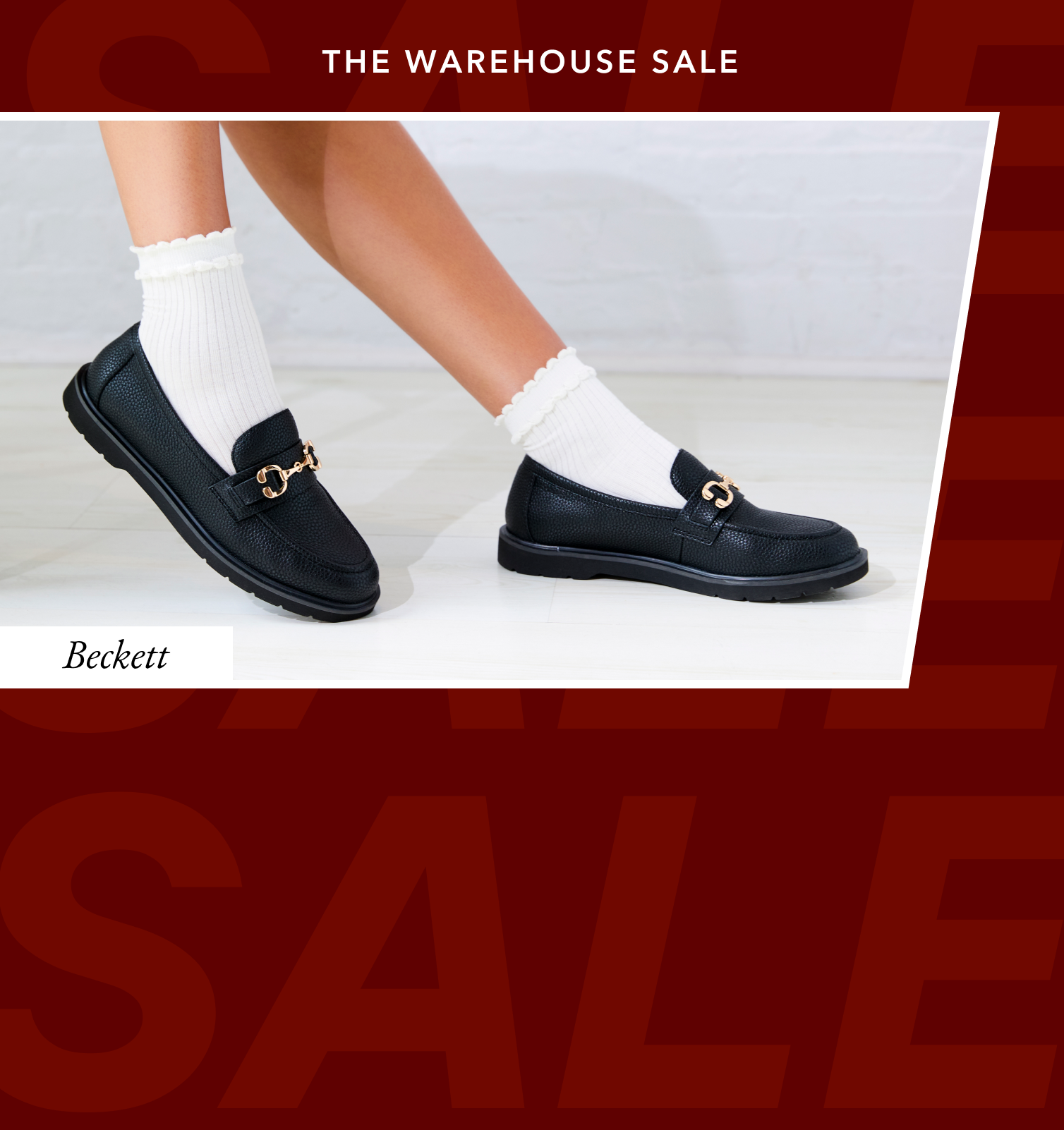 The Warehouse Sale. Up to 80% off. *Final sale. No returns or exchanges