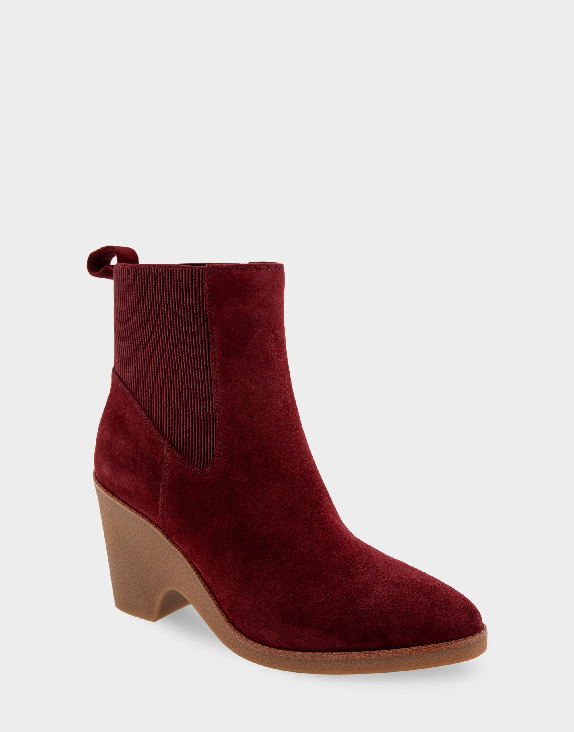 Aerosoles Mylo Wedge Bootie Women s Burgundy Size 7 Boots